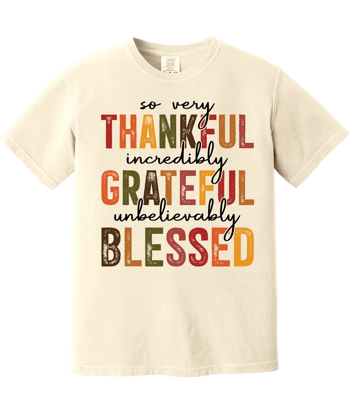 Thankful, Grateful, Blessed Tee