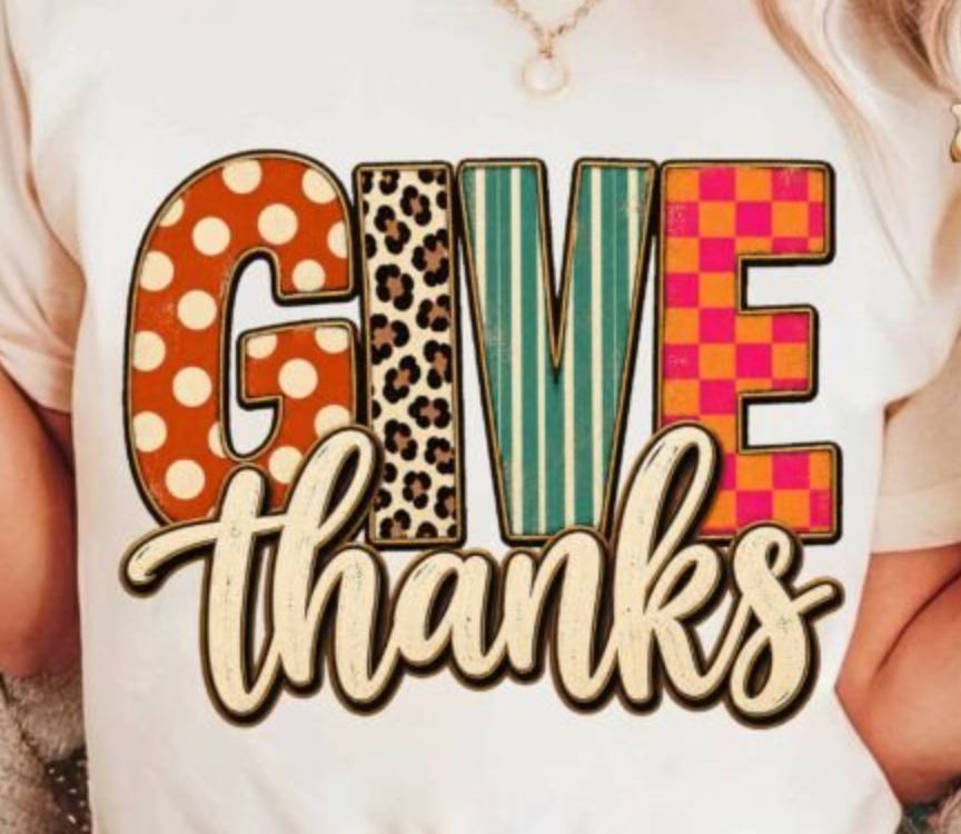 Give Thanks Graphic Tee
